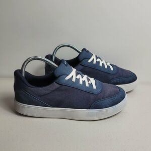 Kizik Prague Women's Size 6.5 Hands Free Slip On Blue White Sneakers Shoes